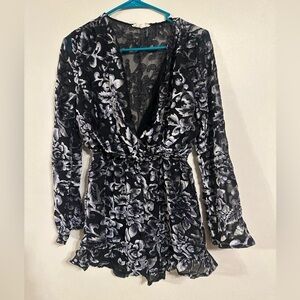 Altar’d State S Velvet Romper